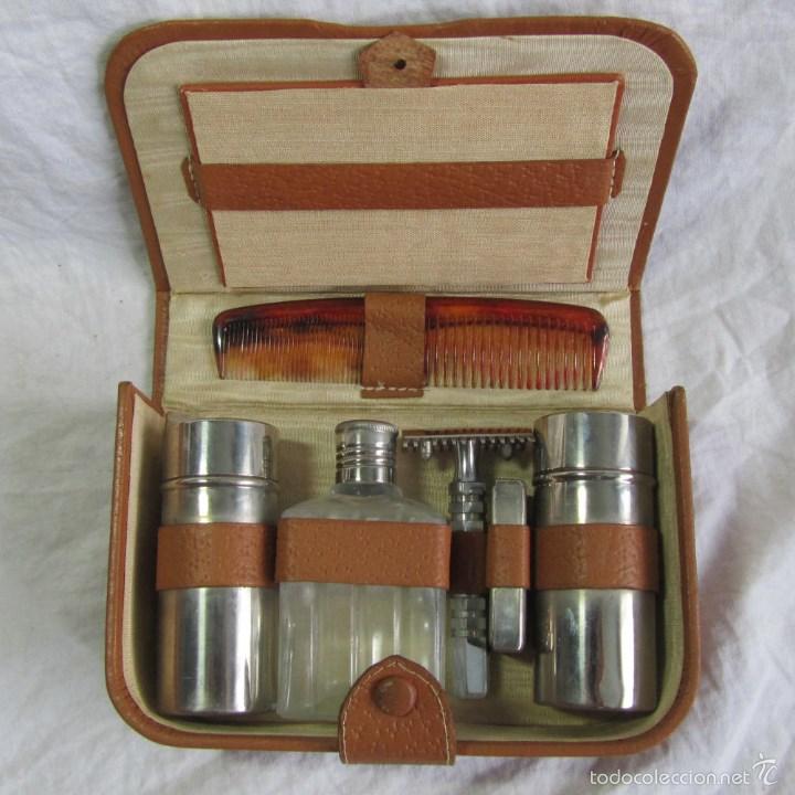 Antig&uuml;edades: Estuche de afeitado con maquinilla Gibert - Foto 1