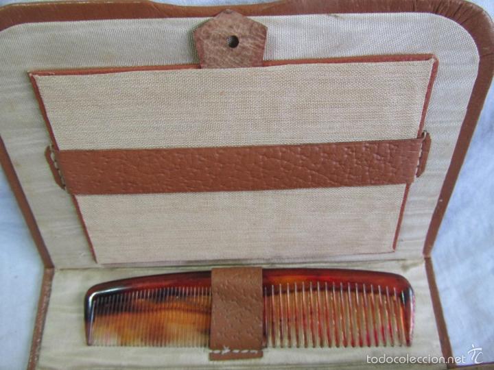 Antig&uuml;edades: Estuche de afeitado con maquinilla Gibert - Foto 4