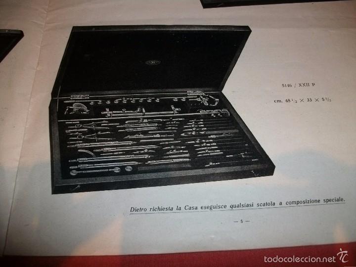 Antig&uuml;edades: CAJA DE COMPASES E.O. RICHTER PR&Auml;CISION - Foto 5