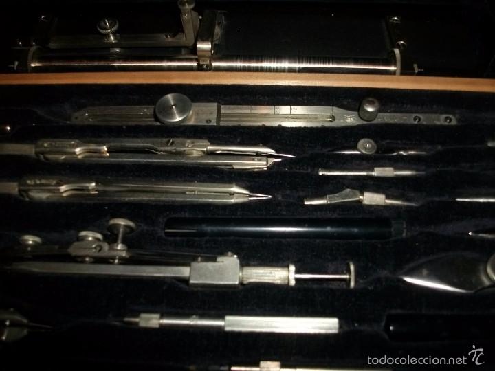 Antig&uuml;edades: CAJA DE COMPASES E.O. RICHTER PR&Auml;CISION - Foto 7