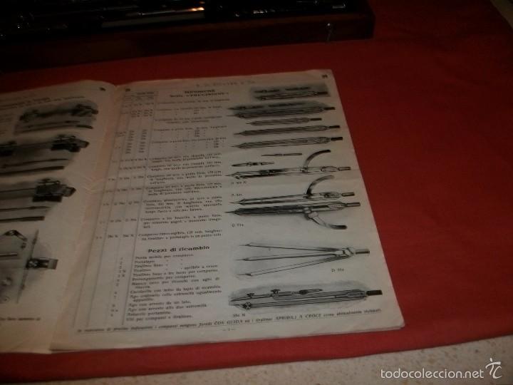 Antig&uuml;edades: CAJA DE COMPASES E.O. RICHTER PR&Auml;CISION - Foto 9