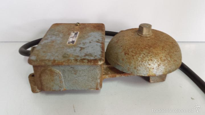 Antig&uuml;edades: ANTIGUO TIMBRE DE CAMPANA EL&Eacute;CTRICO 110 VOLTIOS - FUNCIONANDO - Foto 7