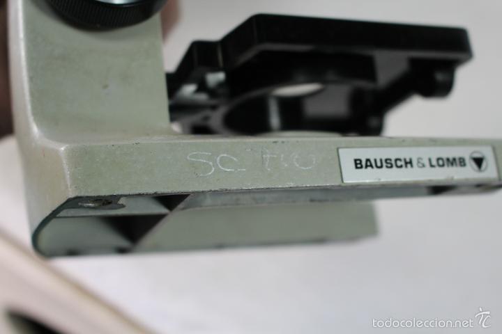Antig&uuml;edades: microscopio bausch & lomb made in japan - Foto 3