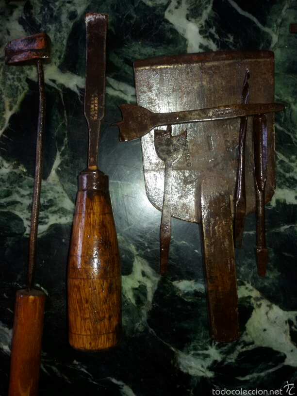 Antig&uuml;edades: Antigua herramienta de carpinter&iacute;a. - Foto 3