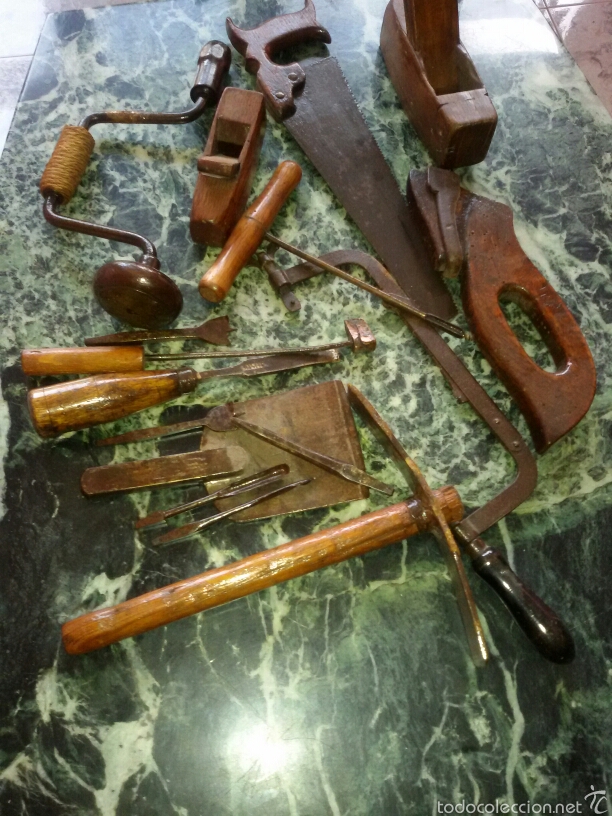 Antig&uuml;edades: Antigua herramienta de carpinter&iacute;a. - Foto 4