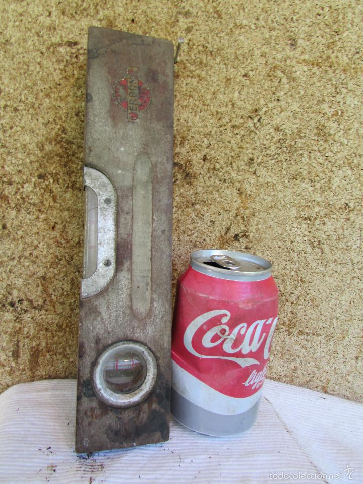 Antig&uuml;edades: NIVEL antiguo de BURBUJAS en MADERA - Foto 5
