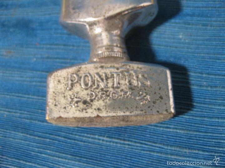 Antig&uuml;edades: CURIOSA ACEITERA DE LATA NIQUELADA MARCA PONTUS - Foto 2
