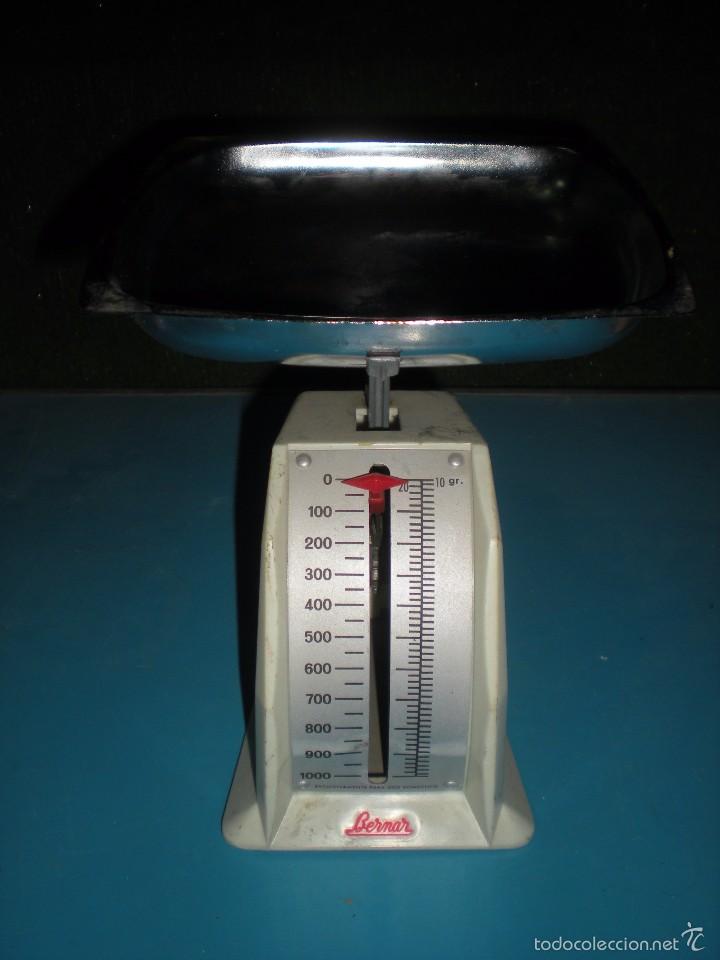 Antig&uuml;edades: B&aacute;scula de 1kg marca Bernar - Foto 1