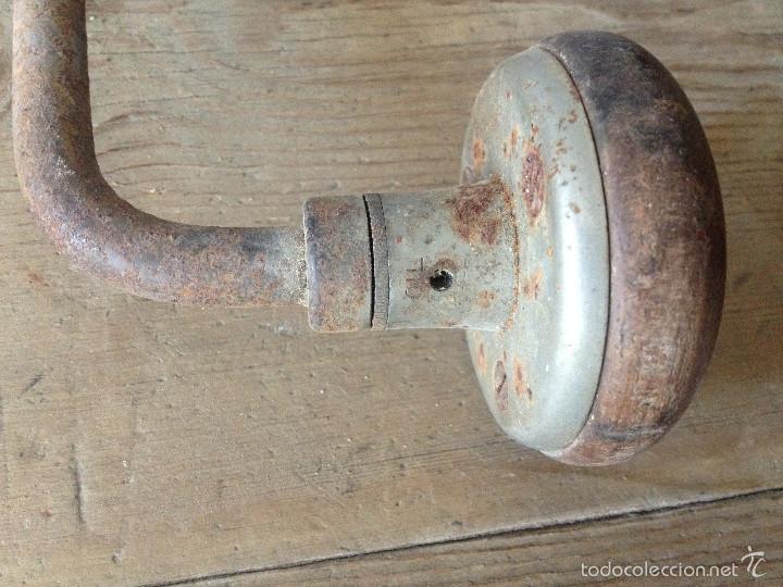 Antig&uuml;edades: ANTIGUO BERBIQU&Iacute; O TALADRO DE CARPINTERO - Foto 2