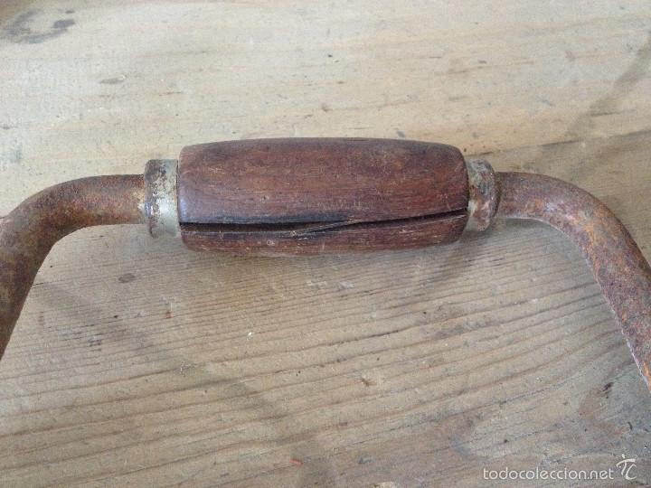 Antig&uuml;edades: ANTIGUO BERBIQU&Iacute; O TALADRO DE CARPINTERO - Foto 9