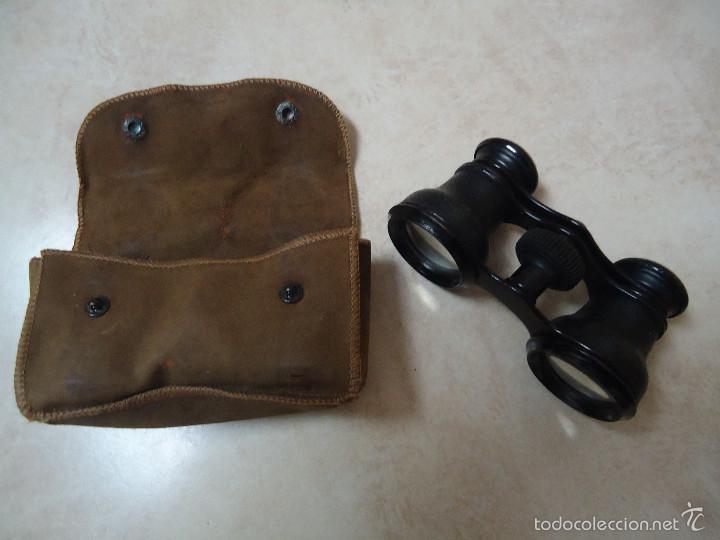 Antig&uuml;edades: antiguo binocular de teatro con su funda original. --- 14 - Foto 1