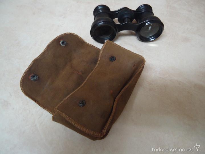 Antig&uuml;edades: antiguo binocular de teatro con su funda original. --- 14 - Foto 2