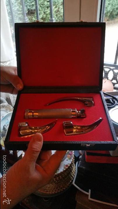 Antig&uuml;edades: CURIOSAS PIEZAS DE MEDICINA PARA LA LARINGE. - Foto 1