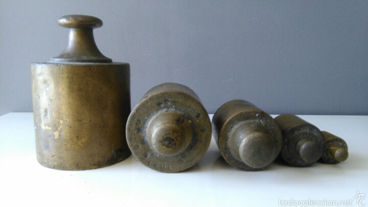 Antig&uuml;edades: Antiguas pesas para balanza - Foto 3