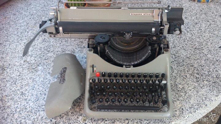Antig&uuml;edades: maquina de escribir hispano olivetti lexicon 80 - Foto 1