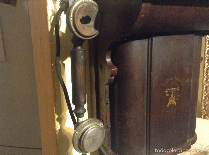 Tel&eacute;fonos: TELEFONO ERICSSON DE MADERA PARA PARED - Foto 9