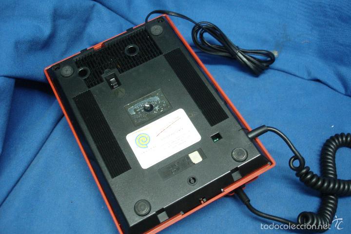 Tel&eacute;fonos: TEL&Eacute;FONO TELYCO TEIDE CON SONIDO DE CAMPANA EN ROJO - FUNCIONA - Foto 2