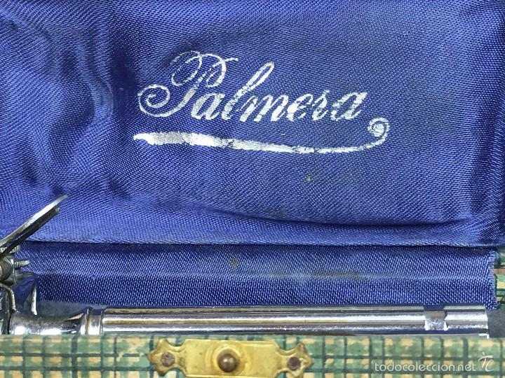 Antig&uuml;edades: Cuchilla de afeitar antigua Palmera. - Foto 4
