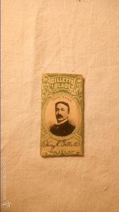 Antig&uuml;edades: CUCHILLA AFEITAR COMPLETA, LLEVA LA CUCHILLA, MARCA GILLETE BLADE - Foto 1
