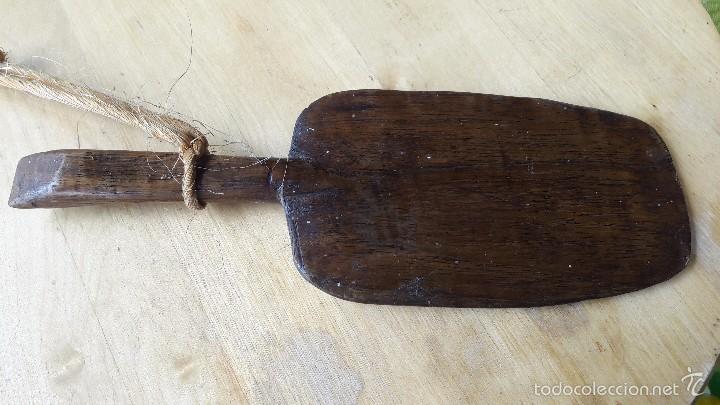 Antig&uuml;edades: cuchara , paleta etnica , madera - Foto 2