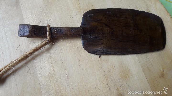 Antig&uuml;edades: cuchara , paleta etnica , madera - Foto 4