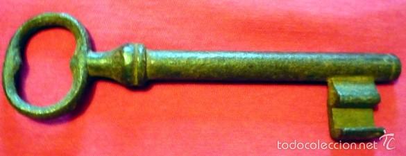 Antig&uuml;edades: LLAVE DE FORJA ANTIGUA. S XIX. - Foto 1