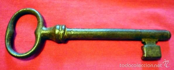 Antig&uuml;edades: LLAVE DE FORJA ANTIGUA. S XIX. - Foto 1