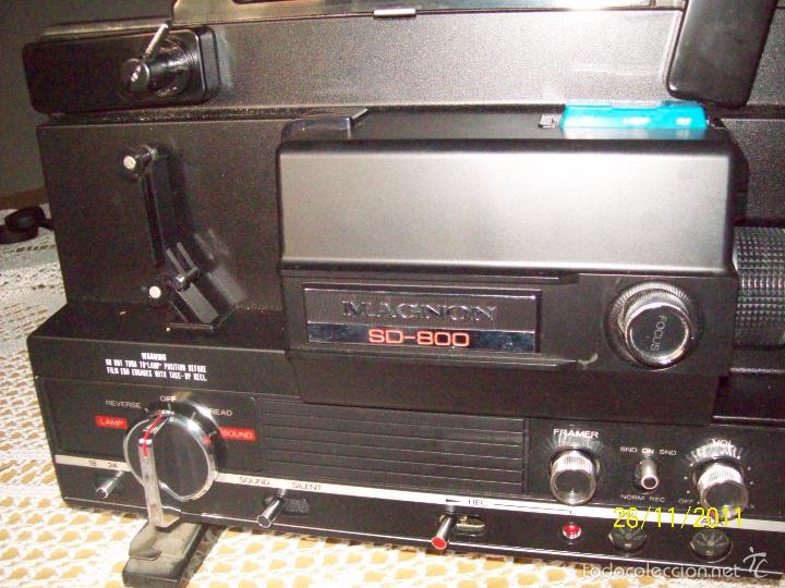 Antig&uuml;edades: PROYECTOR SUPER 8 SONORO MAGNON - Foto 5