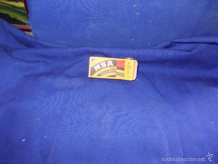 Antig&uuml;edades: hojas de afeitar msa -4 y caja - Foto 6