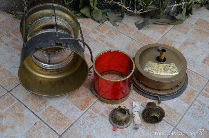 Antig&uuml;edades: FAROL DE BARCO (L&Aacute;MPARA) JAPONES - Foto 8