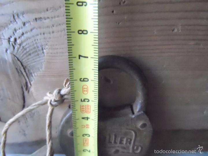 Antig&uuml;edades: CANDADO MILLER CON SU LLAVE FUNCIONA - Foto 4