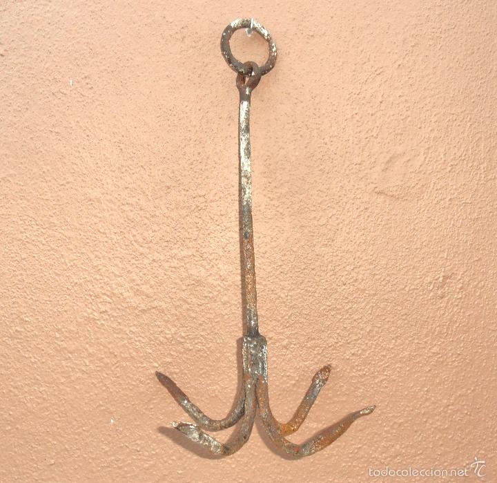 Antig&uuml;edades: ANCLA DE HIERRO DE CUATRO BRAZOS - Foto 2