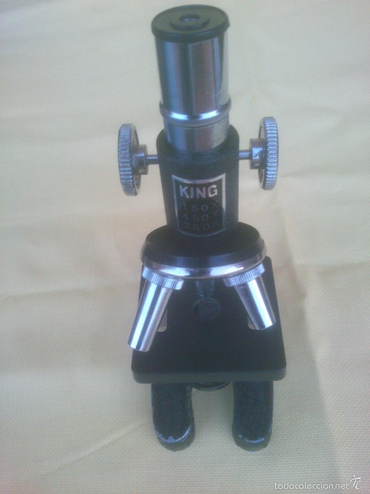 Antig&uuml;edades: ANTIGUO MICROSCOPIO   KING - Foto 1