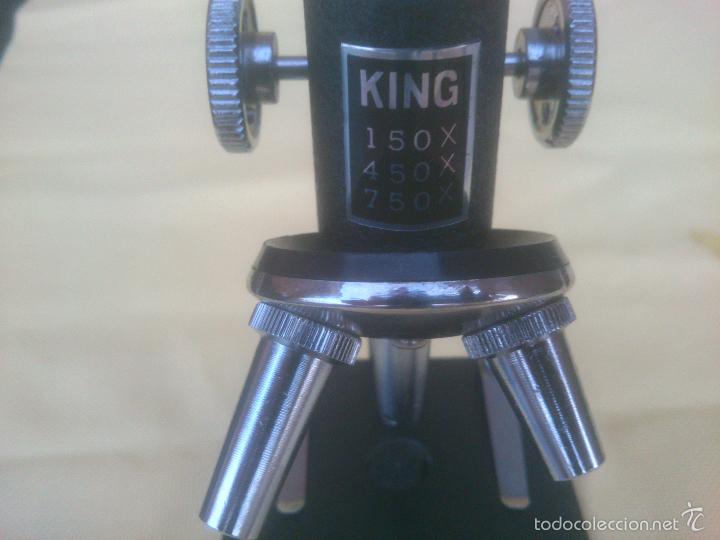Antig&uuml;edades: ANTIGUO MICROSCOPIO   KING - Foto 2
