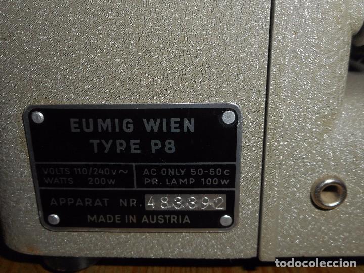 Antig&uuml;edades: Proyector Eumig Wien P8 Imperial - Foto 9