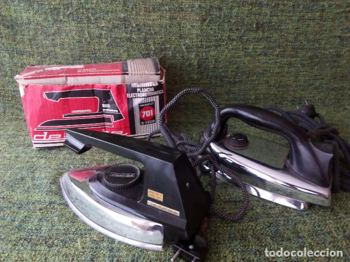 Antig&uuml;edades: LOTE DE DOS PLANCHAS ELECTRICAS SOLAC - Foto 2