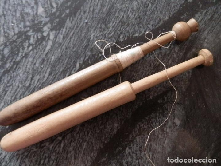Antig&uuml;edades: 53 ANTIGUOS BOLILLOS DE 14 CMS. APROX. - Foto 5