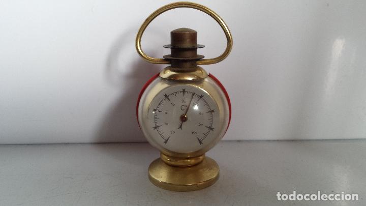 Antig&uuml;edades: TERM&Oacute;METRO EN C&ordm; DE SOBREMESA CON FORMA DE FAROL - FUNCIONANDO - Foto 3