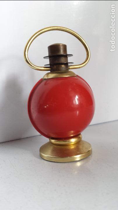 Antig&uuml;edades: TERM&Oacute;METRO EN C&ordm; DE SOBREMESA CON FORMA DE FAROL - FUNCIONANDO - Foto 4