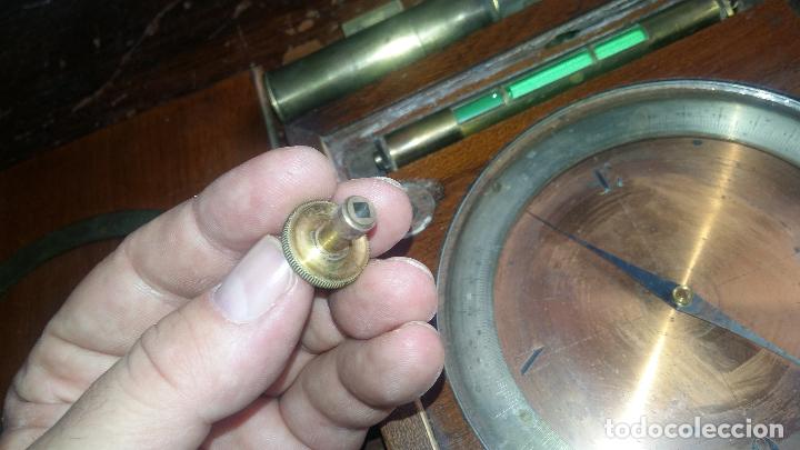 Antig&uuml;edades: BRUJULA NIVEL, INSTRUMENTO TOPOGRAFICO. - Foto 6
