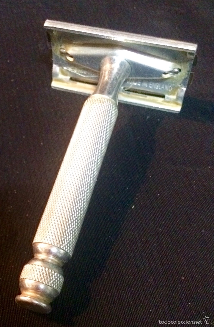 Antig&uuml;edades: Cuchilla de afeitar y hojas deshechables Gillette - Foto 4