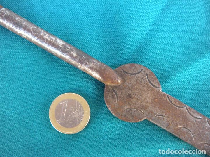 Antig&uuml;edades: ANTIGUO CUCHAR&Oacute;N CUCHARA DE HIERRO FORJADO. - Foto 9