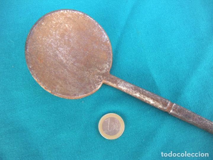 Antig&uuml;edades: ANTIGUO CUCHAR&Oacute;N CUCHARA DE HIERRO FORJADO. - Foto 10