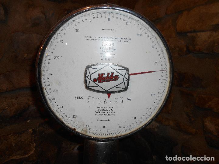Antig&uuml;edades: BASCULA DE COMERCIO MARCA MOBBA - Foto 7