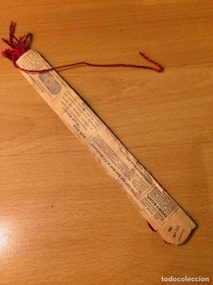 Antig&uuml;edades: Antiguo rollo de hilo para bordar o costurero - Foto 2