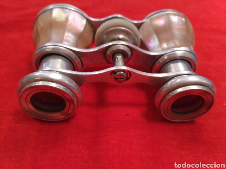 Antig&uuml;edades: Prism&aacute;ticos - binoculares de n&aacute;car y metal - Foto 4