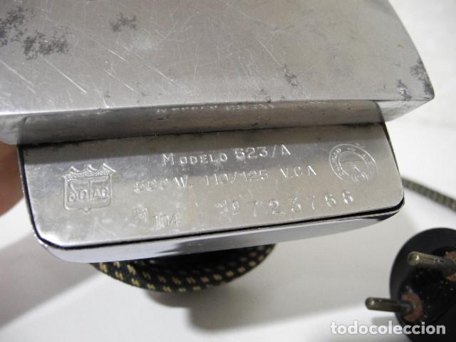 Antig&uuml;edades: Plancha Solac 523A 500w 110/125v - Foto 2