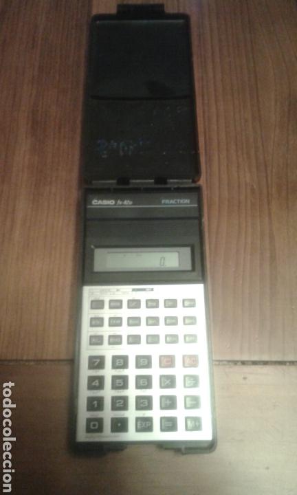 Antig&uuml;edades: CALCULADORA CASIO FX-82D FRACTION,CON FUNDA ORIGINAL Y FUNCIONANDO - Foto 1