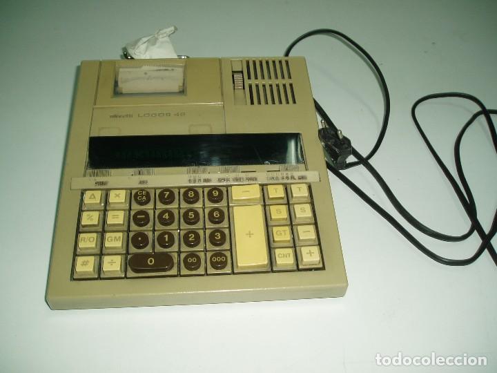 Antig&uuml;edades: CALCULADORA ELECTR&Oacute;NICA OLIVETTI LOGOS 49 - Foto 2
