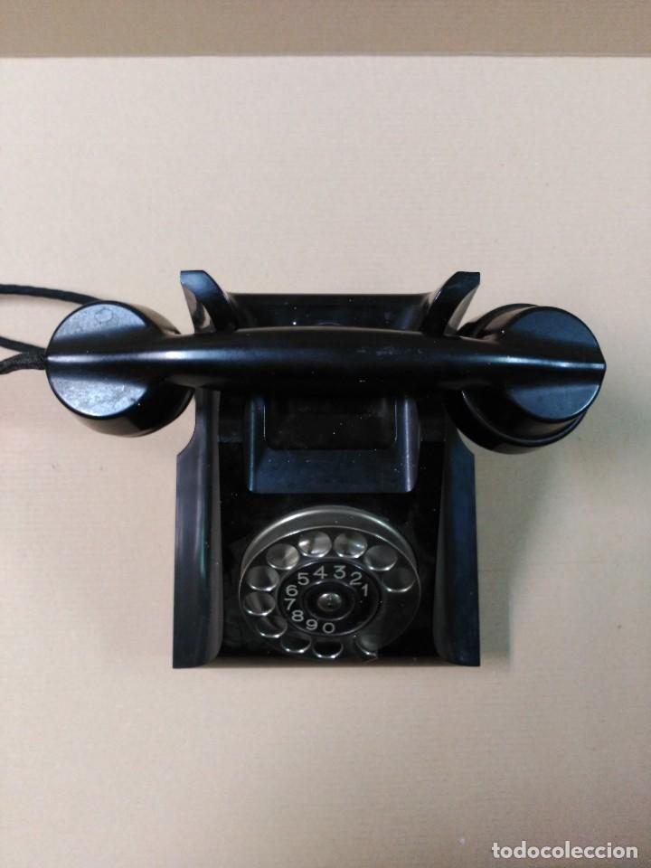 Tel&eacute;fonos: Telefono Ericsson de baquelita negro - Foto 5